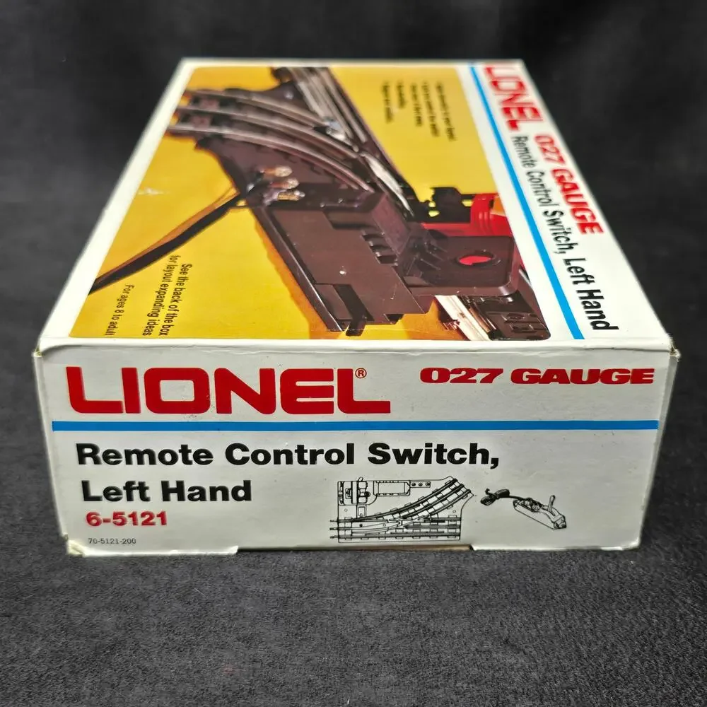 Lionel 027 Gauge Left Hand Remote Control Switch for Steel Alloy Railroad